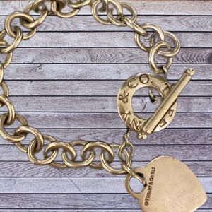 Tiffany & Co Engravable Heart Tag Toggle Bracelet